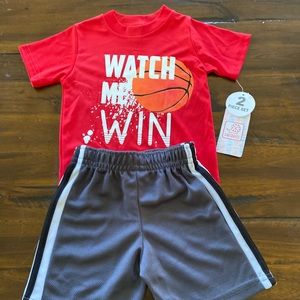 Toddlers, 2 Piece Set, T-Shirt and Shorts.